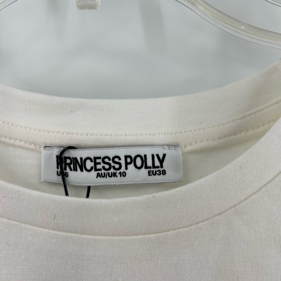 princess polly micah tee white new size 6 - Picture 9 of 11